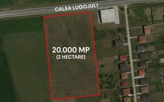 Teren 20.000 mp, 2 fronturi stradale – Calea Lugojului, langa Petrom. - Poză 8