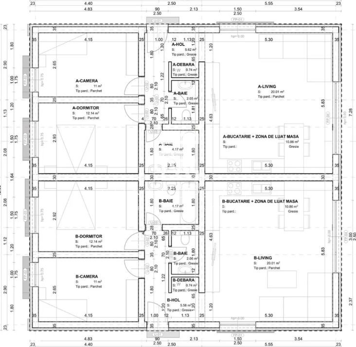 Casă nouă tip duplex, pe un singur nivel, mobilată și utilată, Talmaciu - Poză 10