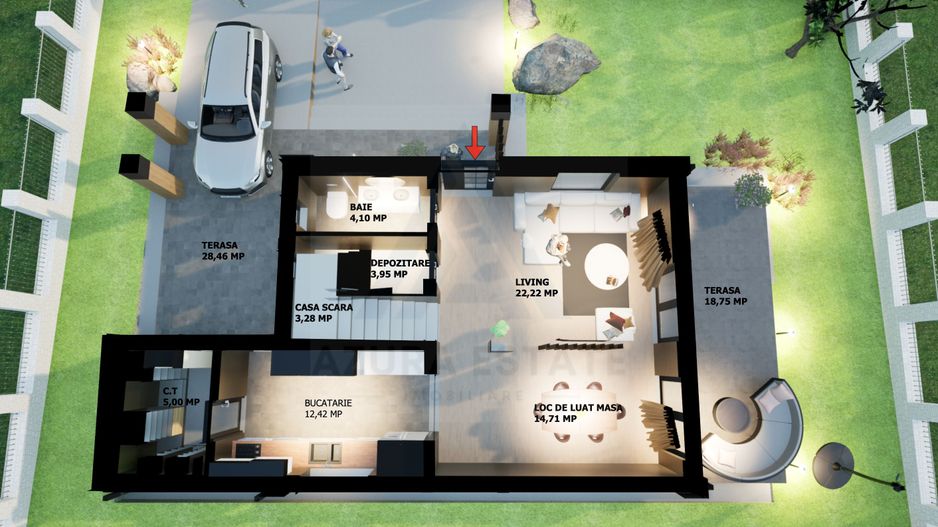 Casa individuala executie premium 129 mp utili teren 365 mp Cisnadie - Poză 5