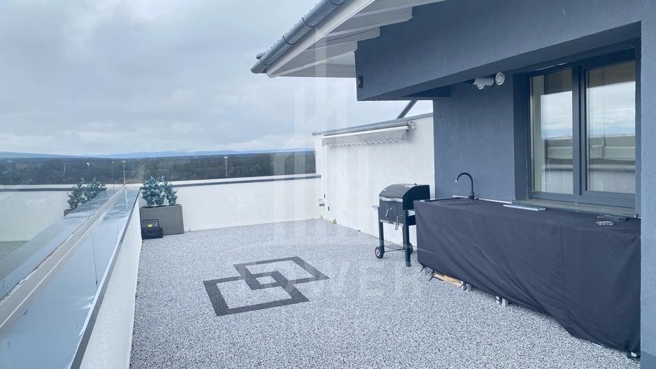 Penthouse de închiriat 3 camere, terasa 110mp, jacuzzi | Nord - Poză 16