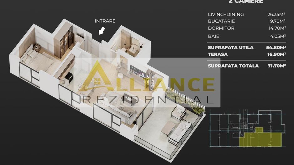 Ame Residence Exclusivitate  Proiect nou ap 2 si 3 camere - Poză 12