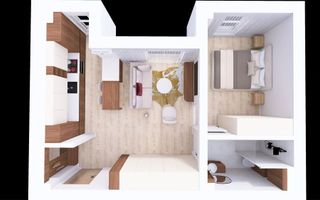 2 camere, etaj retras, orientare sudică – Florești aproape de Cluj. - Poză 1