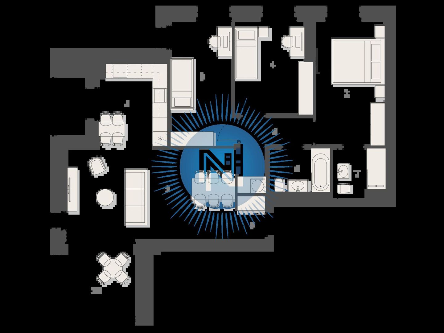 Apartament Aviatiei 4 camere plus paecare - Poză 9