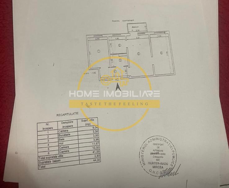 Apartament cu 3 camere la etajul 2/ 45 mp/ zona Tatarasi - Poză 7
