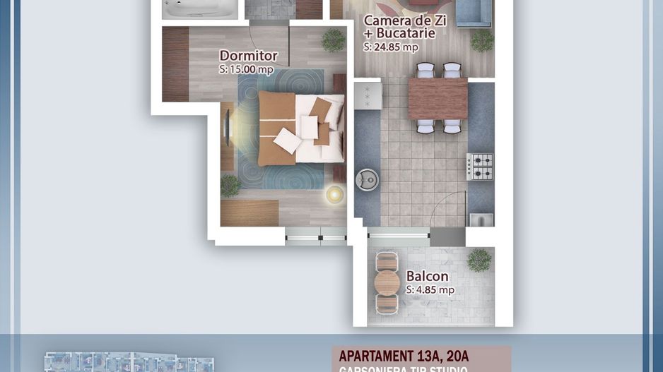 Oferta Lansare 2 camere  incalzire pardoseala - Schiță 11