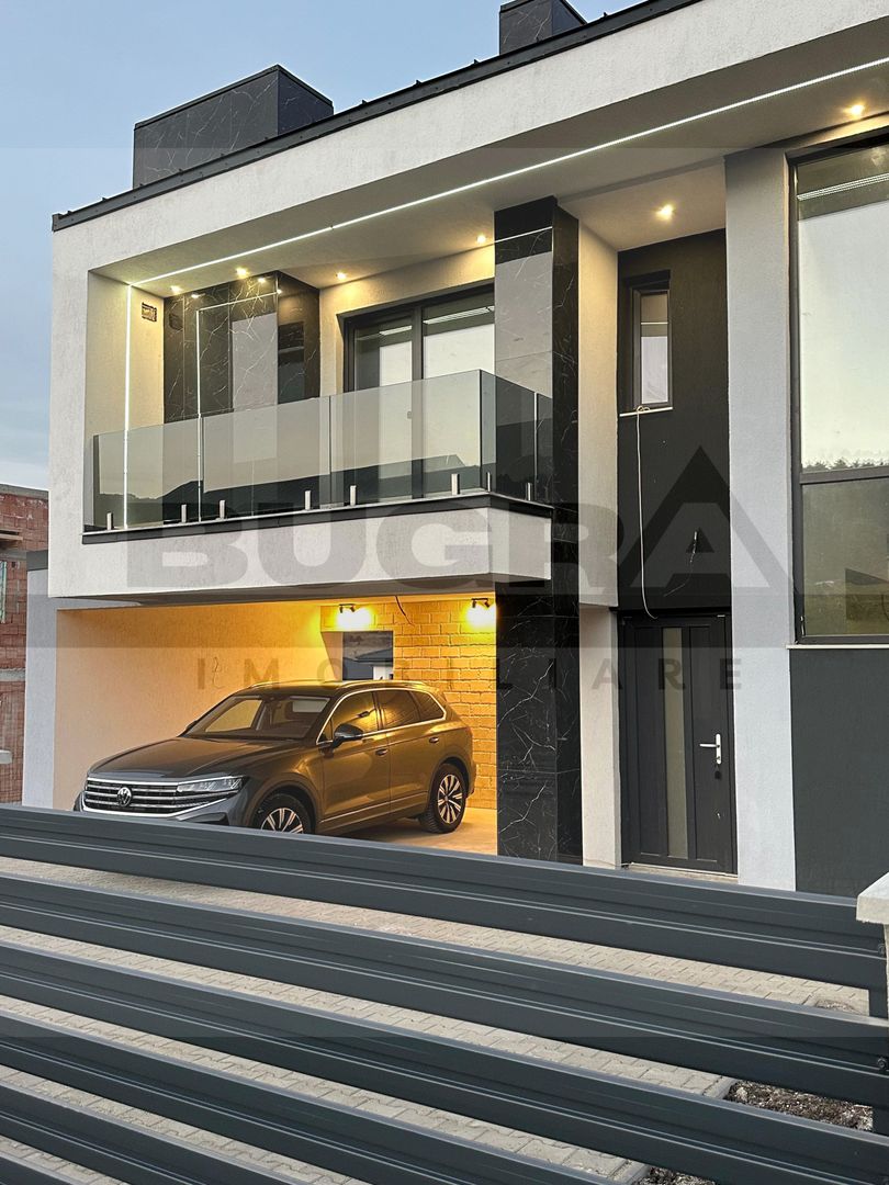 Casa individuala de lux, 119mp, teren 600mp, panoramic, Popesti - Poză 2