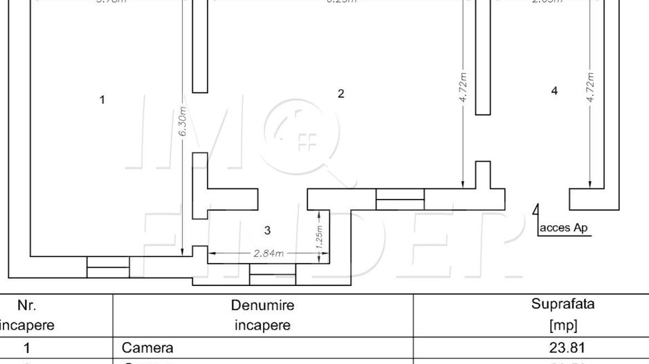 Vanzare apartament la casa 84 mp,  zona centrala, curte 200mp - Poză 8