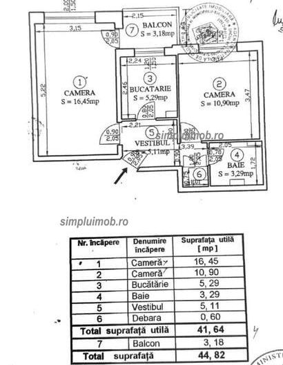 Metrou 1 Decembrie 2 Camere Mobilat Utilat - Poză 12
