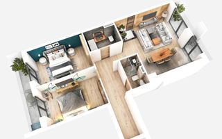 Apartament 3 camere, Dedeman, Sibiu - Schiță 6