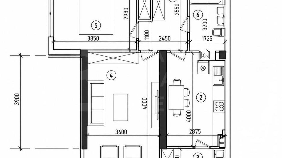 Vânzare, apartament, 2 camere, str.  Nicolae Dimo, sectorul Durlești - Poză 4