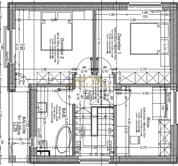 Vila noua de vanzare | 4 Camere | 423mp teren | Berceni centru - Schiță 7