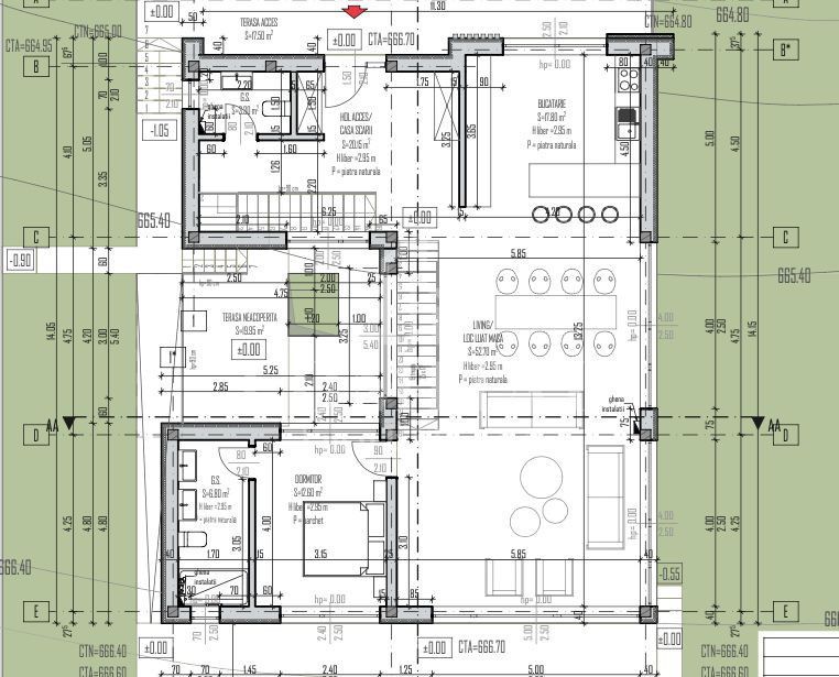 Casa individuală| panoramă | 930 teren | zonă de case și vile - Schiță 26