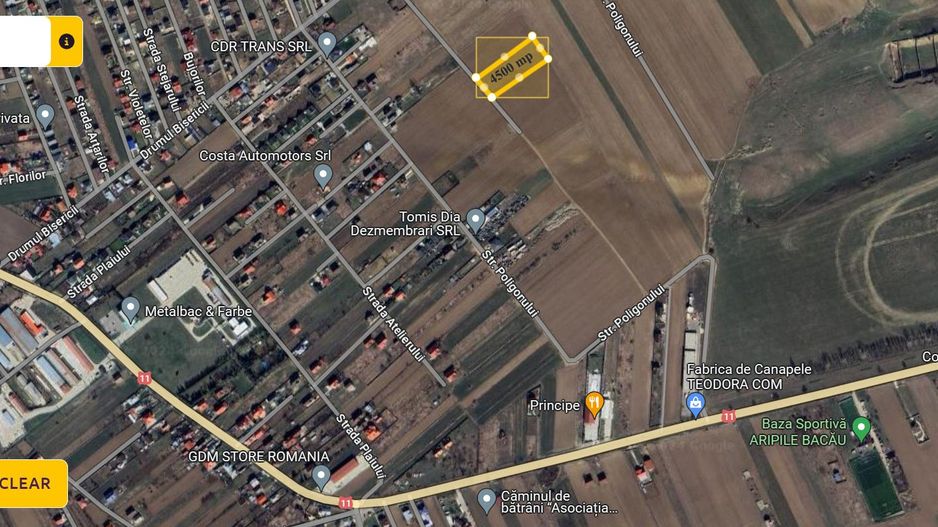 Teren de Vânzare | 4500 MP | Măgura | Bacău | - Poză 2