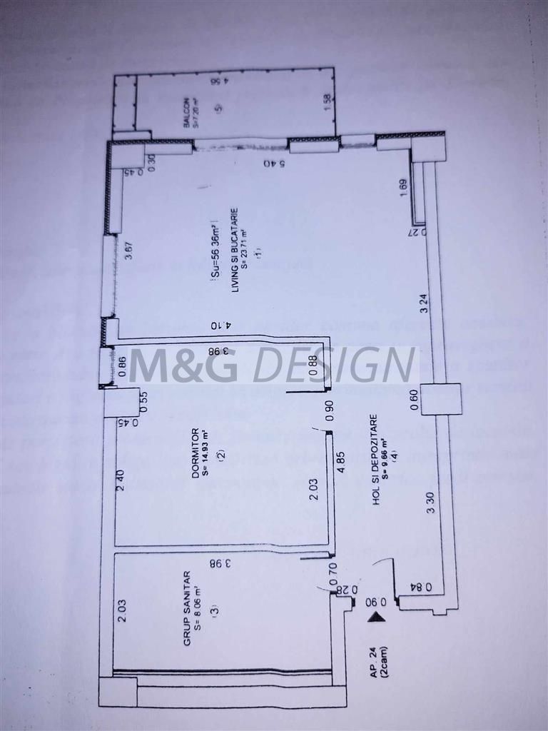 Apartament 2 camere Soarelui bloc nou - Poză 9