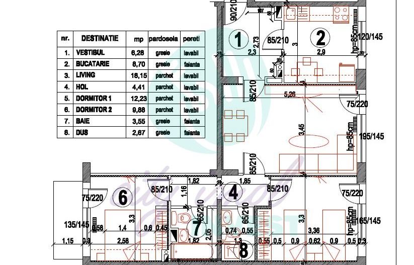 3 camere Obor – Iancului | Parter înalt | 80 mp cu balcon mare - Poză 3