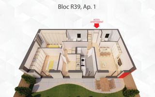Apartament cu grădină proprie, complex ARED - Comision 0% - Poză 4
