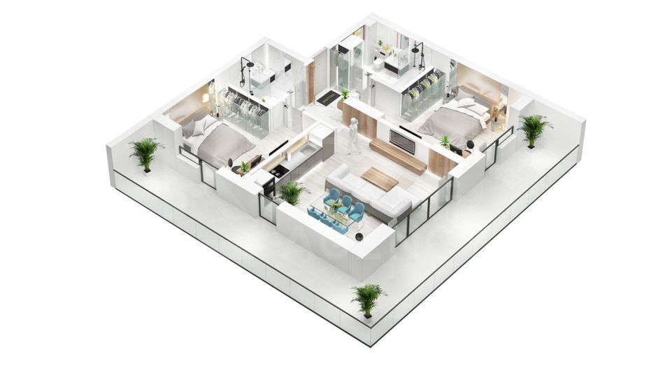 Apartament Premium cu 3 camere, Casa Pipera, Bucuresti - Poză 2