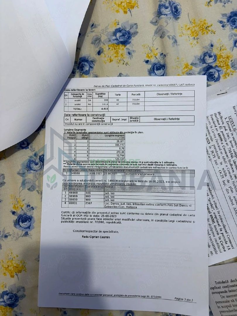 Teren intravilan 900 mp în Dancu, zona Lacul Chirița, cu drum de acces inclus - Poză 5