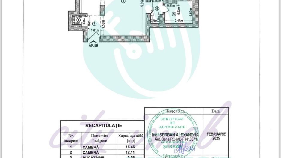 2 camere luminoase aproape de metrou Crangasi - Poză 6