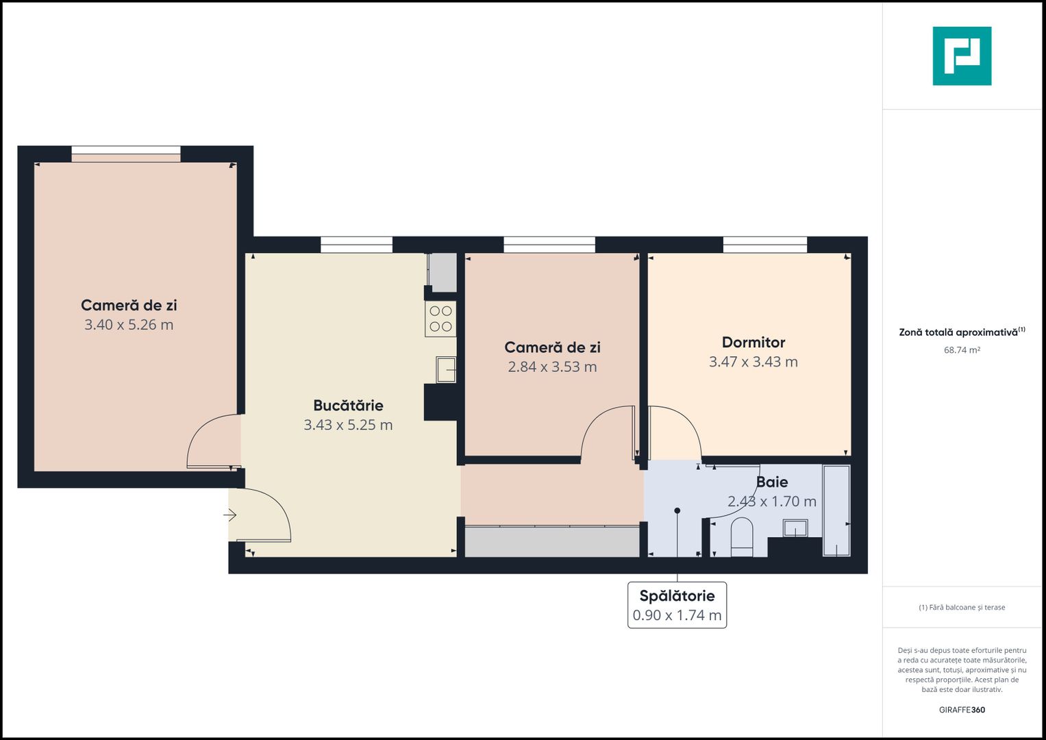 Apartament 3 camere zona Soarelui - Poză 8