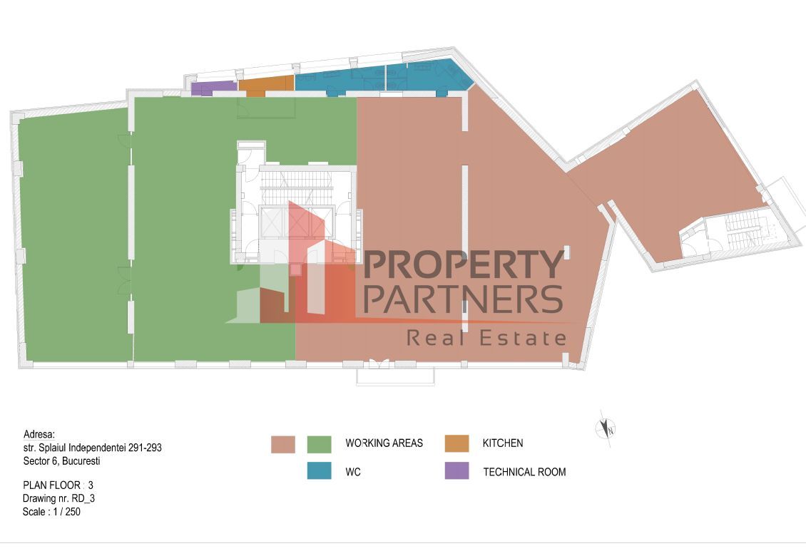 Spatiu de birouri disponibil, 10.5 - 12 euro/mp - Schiță 10