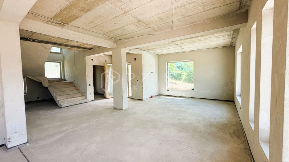 Casă nouă cu arhitectură mediteraneană | Semifinisată | 150 mp utili - Poză 5