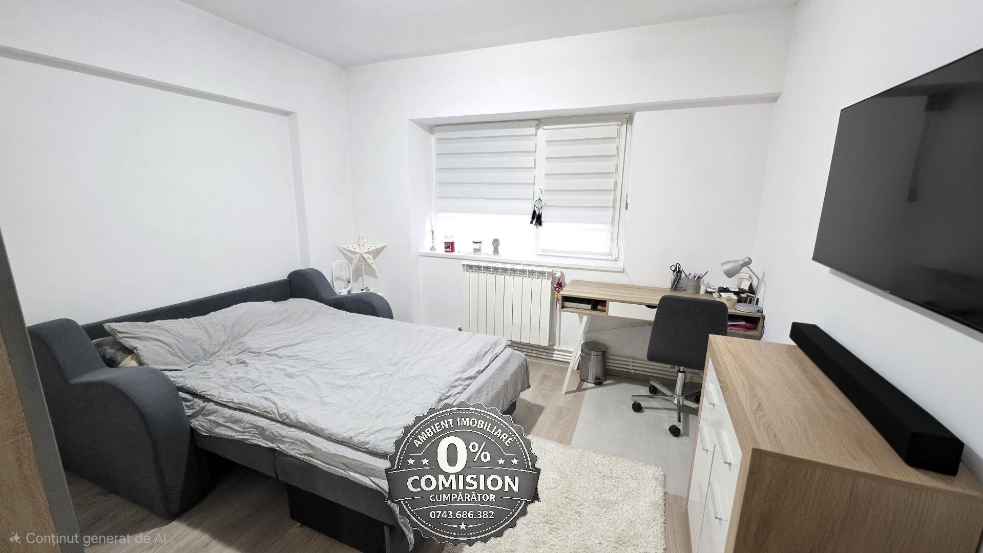 Apartament cu 2 camere, etaj 2, mobilat și utilat, VASLUI zona TRAIAN; - Poză 6