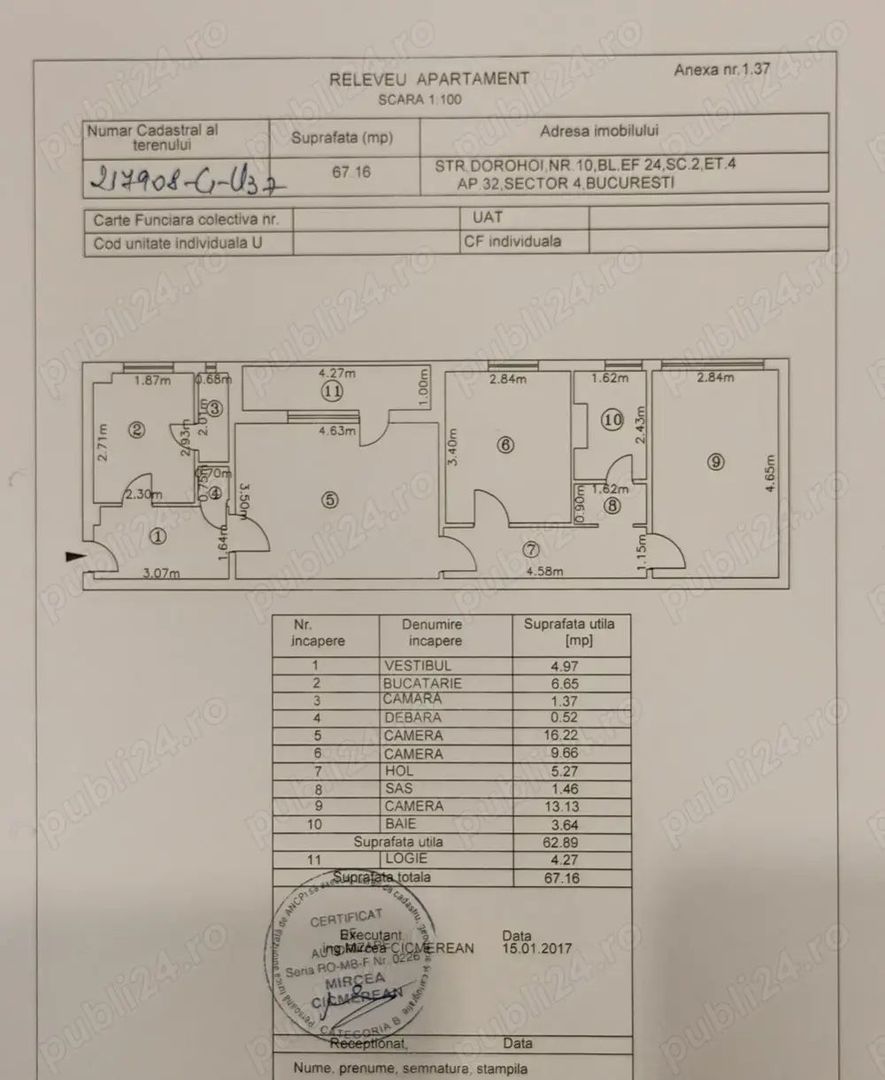 Apartament 3 camere Brâncoveanu - Poză 2