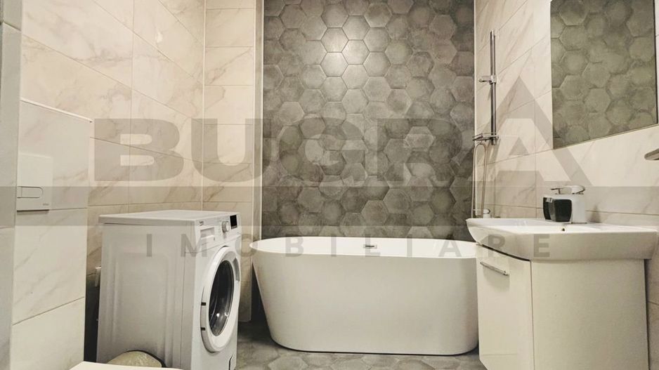 Apartament tip studio - finisat, mobilat, parcare, terasa, Luminia - Poză 8