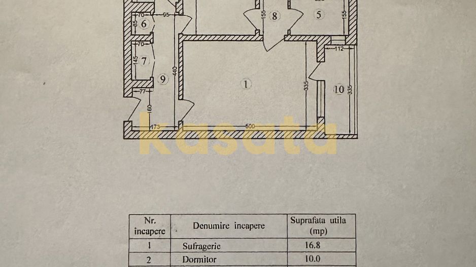 3 Camere | Drumul Taberei | Etaj Intermediar | Bloc Anvelopat - Schiță 21