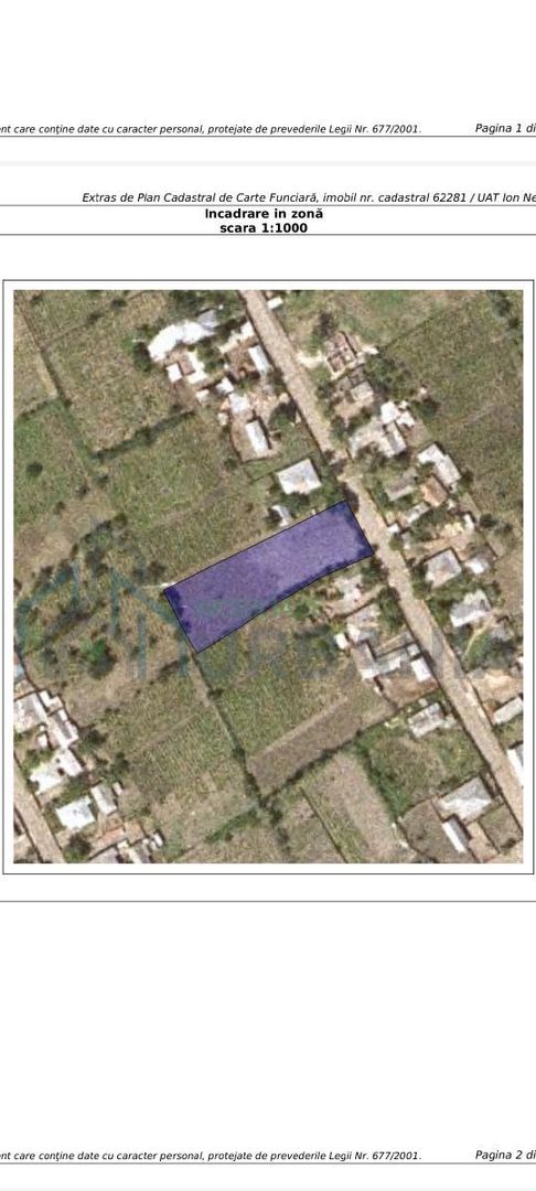 Teren intravilan de 1550 mp în localitatea Buznea, strada Corneliu Coposu - Poză 7
