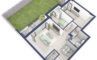 Apartament 3 Camere | 63 mp + gradina 63mp | – Sibiu - Poză 14