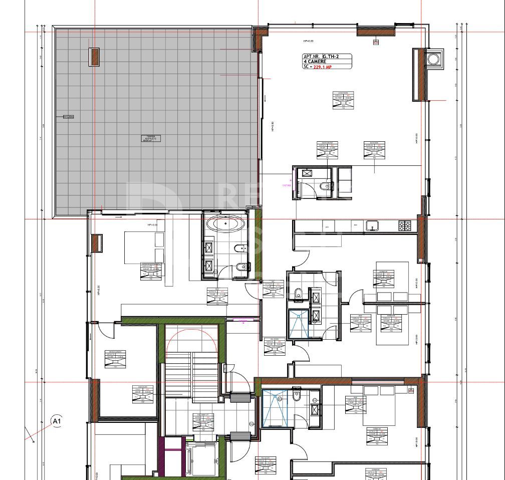 Penthouse Premium de vânzare, Ready to Move, One Lake Club - Schiță 15