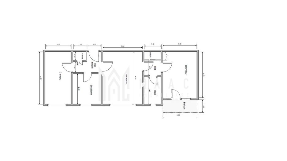 Apartament 3 camere | Etaj 2 | Balcon | Zona Mihai Viteazu - Poză 1