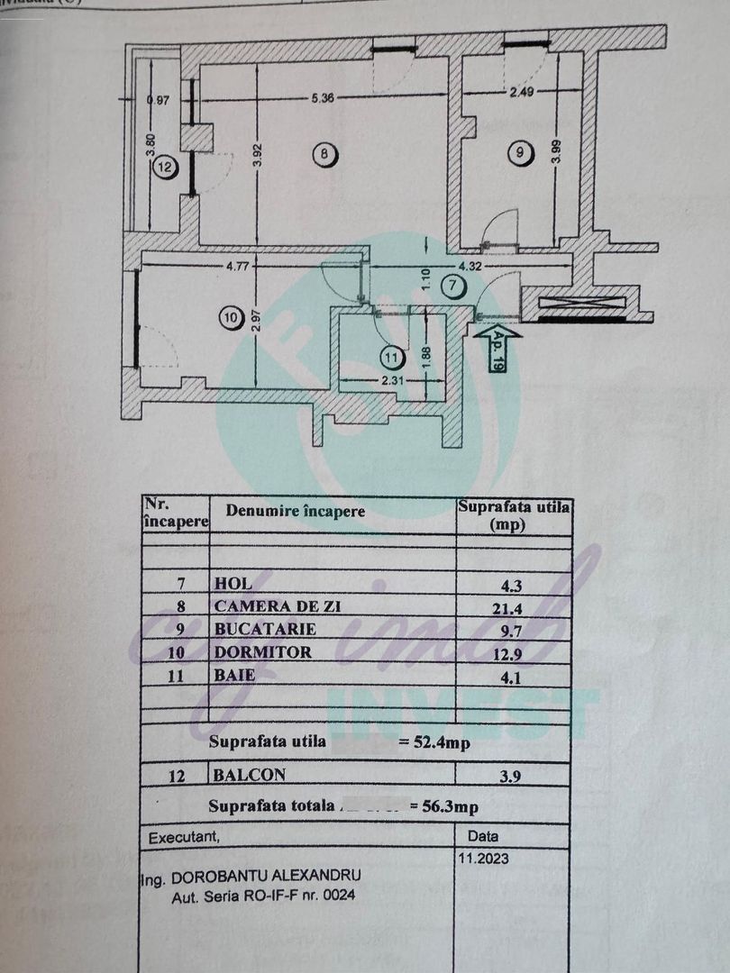 Apartament 2 camere bloc boutique cu loc de parcare, Piata Alba Iulia - Poză 3