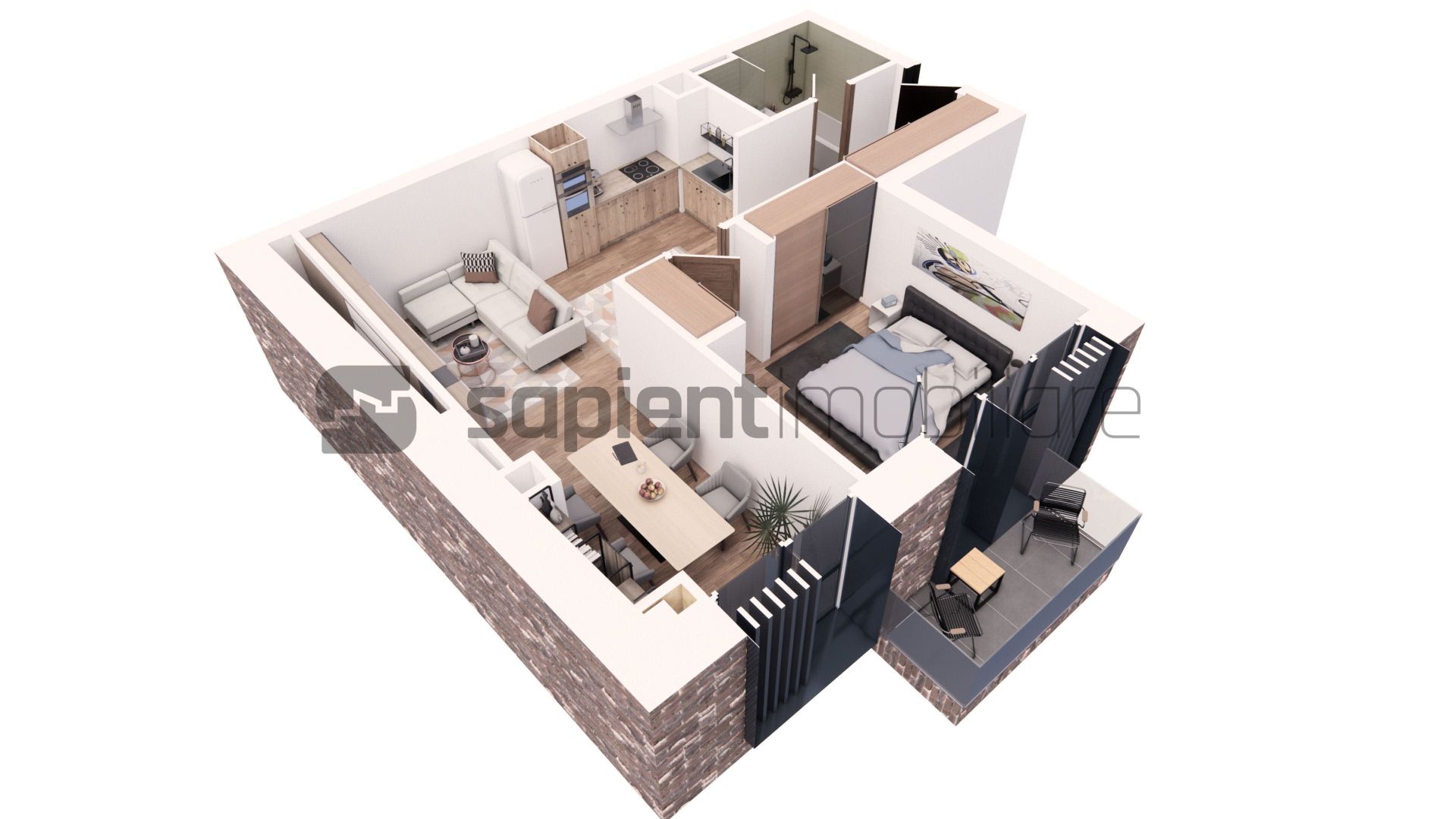 Apartament nou, modern cu 2 camere - Ultracentral -  Cuza Voda - Poză 1