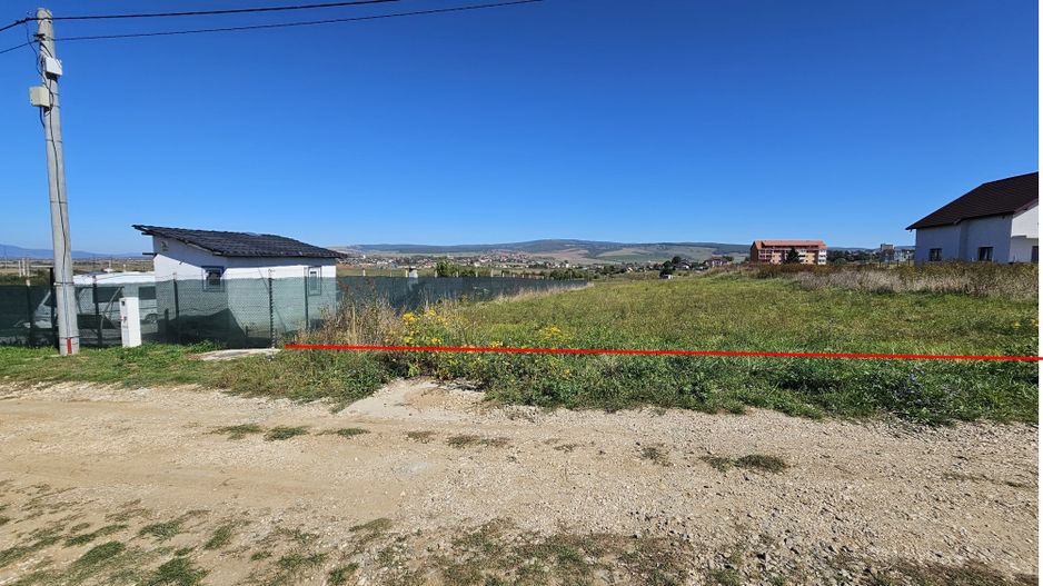 Feldioara,teren casa intravilan, utilitati in fata - Poză 9