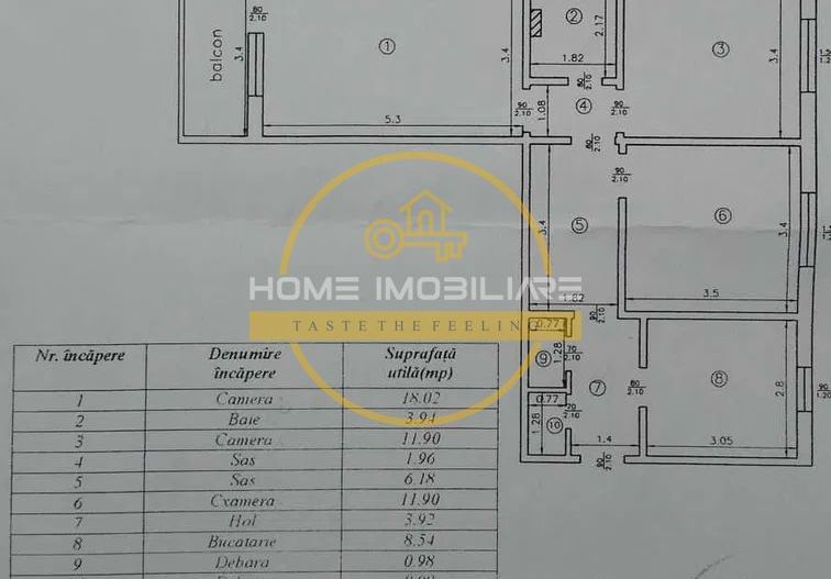 Apartament cu 3 camere / 72 mp/ zona Alexandru cel Bun - Poză 7