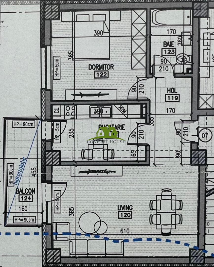 Apartament 2 camere, bloc nou, P+3, Ap.07, Et.1, Bl.7 - CP2462303 - Poză 5