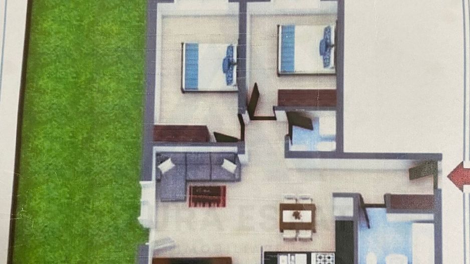 Apartament 3 camere 58,80 mp + curte proprie de vânzare – Șelimbăr - Poză 7
