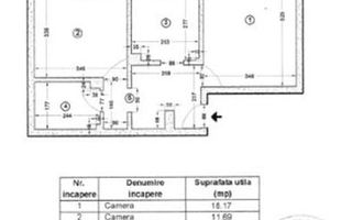 Apartament 2 camere – Băneasa | lângă Parcul Herăstrău | mobilat complet - Schiță 10