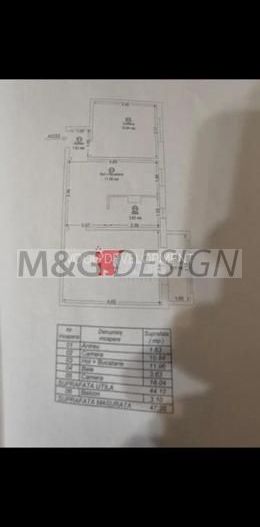 Apartament 2 camere  Freiforf etaj 1 cu centrala - Poză 6