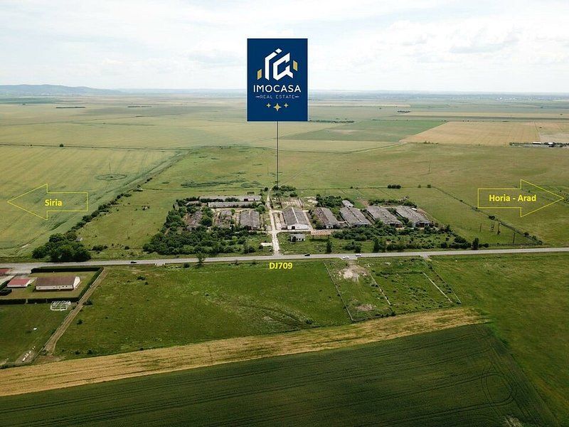 Hale depozitare, grajd, Curte betonata, Horia Jud. Arad - Poză 1