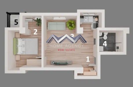 Apartament 2 camere , central Otopeni | Comision 0 | - Schiță 10