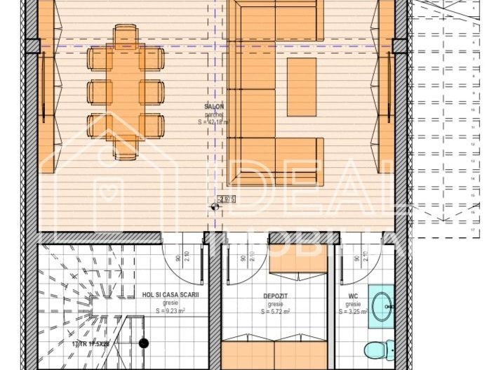 Casă premium D+P+E | Mobilată complet | Teren 634 mp | Cisnadioara - Schiță 15