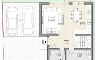 Casa individuala - 172 mp util - terasa rooftop cu jacuzzi , 550 teren - Poză 13