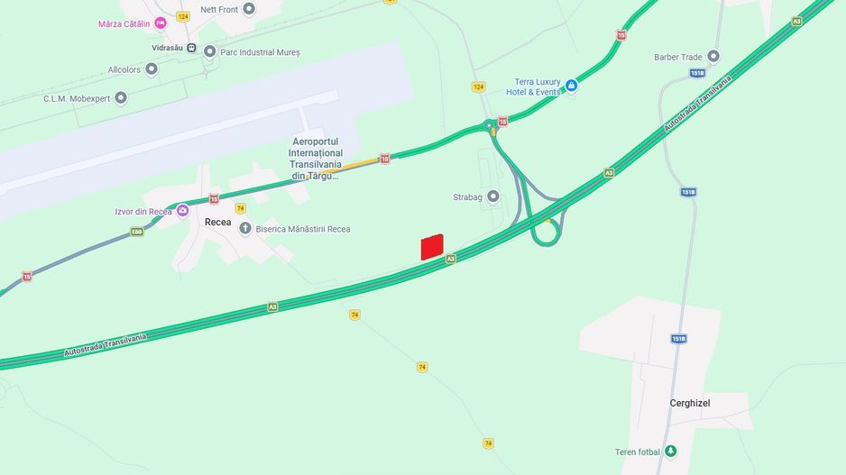 P 1190 - Teren de 7780 mp în jud. Mureș, Ungheni - Poză 1