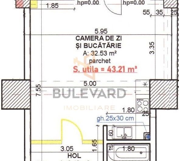 Apartament tip studio de inchiriere in bloc nou! - Poză 15