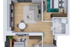 COMISION 0% I  Apartament 3 camere Cortina North I vedere exterior - Poză 2