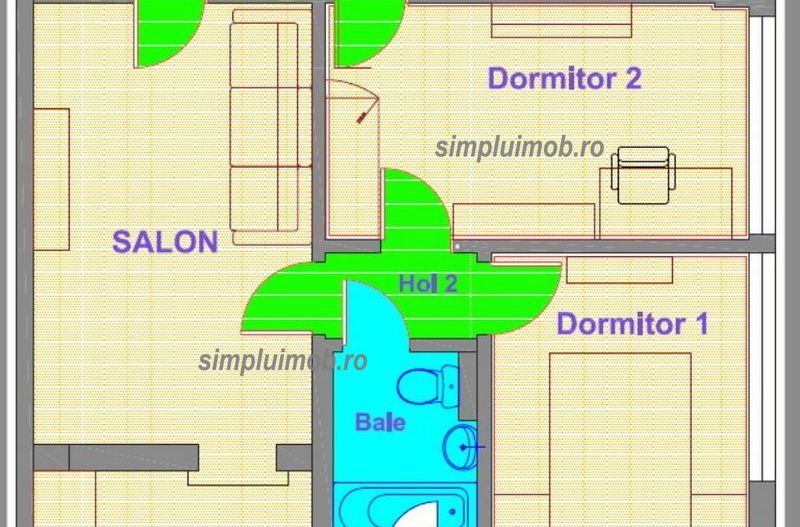 Apartament 3 camere - Zona Giurgiului - Poză 18
